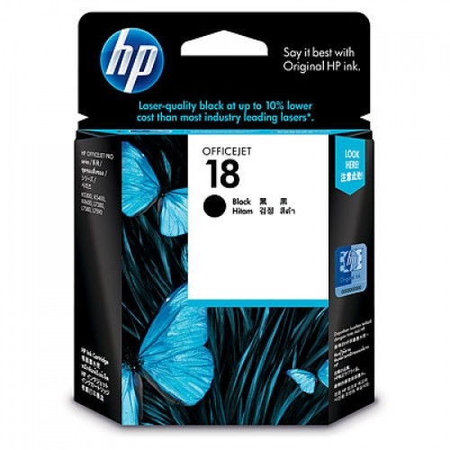 HP 18 Black Ink Cartridge (C4936A) EL